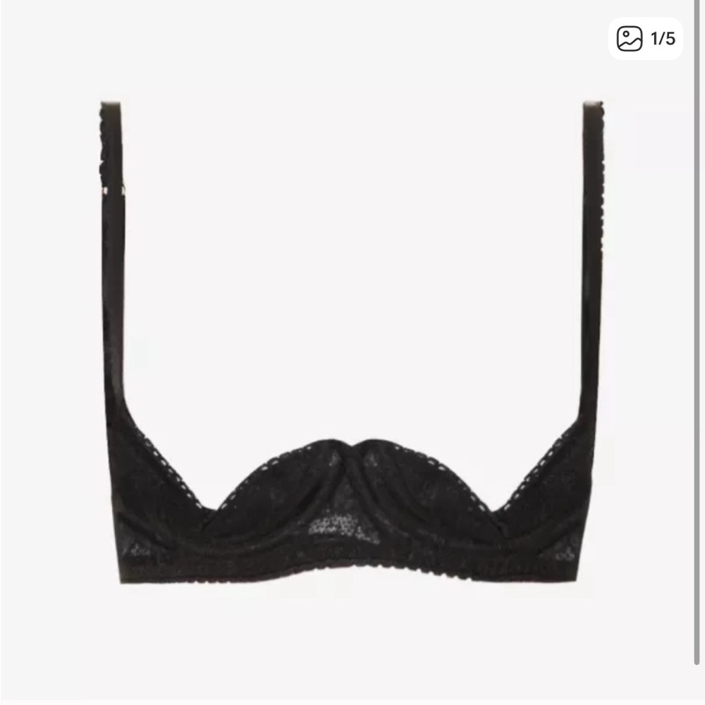 Coco de Mer Aphrodite Quarter Cup Bra SMALL